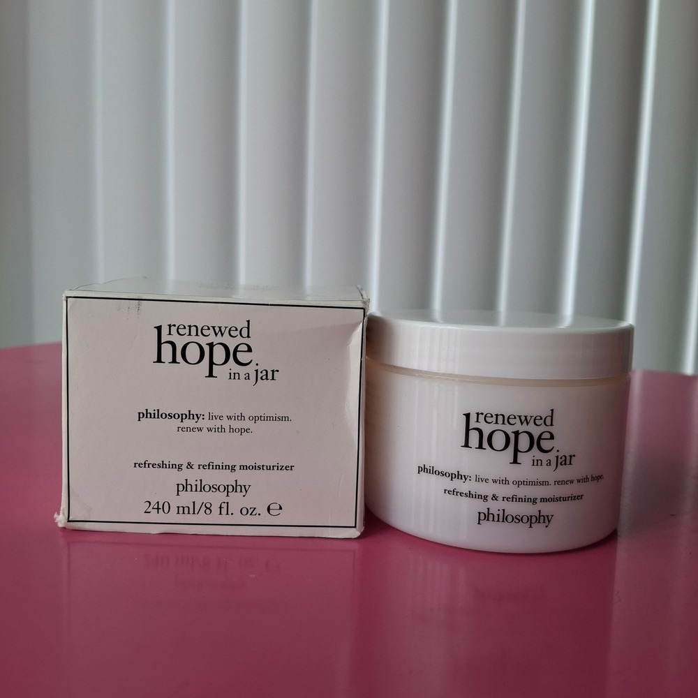 Philosophy Renewed Hope in a Jar Moisturizer 8 oz Refreshing Refining Cream NEW